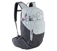 EVOC LINE 30 all-mountain backpack (NEURALITE SYSTEM, ski holder, separate avalanche compartment with emergency plan, easy-access main compartment, BODDY HUGGING), mottled silver/carbon grey