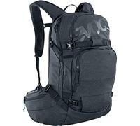 EVOC LINE PRO 20 touring backpack (LITESHIELD PLUS Protection, hydration bladder compartment, insulated shoulder strap, avalanche compartment, ski mount, snowboard mount, body hugging, hip belt)