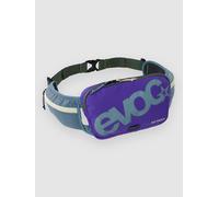 EVOC Hip Pouch Hip Bag, Bum Bag (Lightweight Belt Bag with Multiple compartments, Cycling Accessory with AIR PAD System, Individually Adjustable), Steel - Violet - Dark Olive