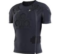 EVOC PROTECTOR JACKET PRO protector jacket (LITESHIELD FLEX chest, shoulder and back protectors, 3D ventilation, sustainable production from recycled MIPAN nylon, size: S), Black