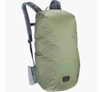 EVOC RAINCOVER SLEEVE backpack rain cover for outdoor adventures, waterproof backpack protective cover (flexible size adjustment through drawstring, reflective print, size: M) Colour: Light Olive