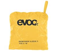 EVOC RAINCOVER SLEEVE, waterproof backpack cover (backpack cover with reflective logo print, flexible size adjustment, backpack rain cover for 6-18 litre backpacks), Sunflower