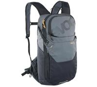 EVOC RIDE 12 backpack, carbon grey - black | Protektor cycling backpack, trekking backpack for trails & everyday use, clever pocket organisation, AIR-PAD back padding