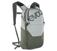 EVOC RIDE 8 + HYDRATION BLADDER 2 backpack, stone - dark olive | Cycling backpack, trekking backpack for trails and other activities, clever pocket organisation