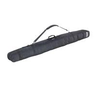 EVOC SKI BAG Ski bag, travel bag for skis (can be opened wide, compression straps to adjust the packing volume, detachable shoulder strap, skis up to 195 cm, space for poles), black