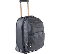 EVOC Terminal Bag 40+20 Compact Travel Trolley, Bag with Attached Backpack (Telescopic Handle, Smooth Skate Wheels (Replaceable, Extra Light, Hand Luggage Size, Stable EVA Bottom Construction), Black