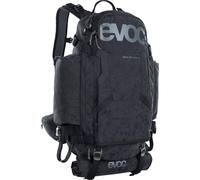 EVOC TRAIL BUILDER 35, tool backpack (Cordura material, extra wide hip wings, padded shoulder straps, incl. rain cover, volume: 30l, dimensions: 56 x 29 x 18 cm), Black