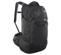 EVOC TRAIL PRO BLACKLINE 26 backpack, black, S/M | Protective backpack, lightweight backpack with back protector, incl. hydration bladder compartment, optimal fit