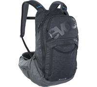 EVOC Trail Pro Protector Backpack 16L 2023: STONE/CARBON GREY 16L S/M