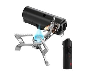 EVOCAMP Сamping Stove Compatible with Gas Cartridges 227g, Foldable Camping Gas Stove with Carrying Bag, Portable Gas Cooker, Camping Cooker with Piezo Ignition for Outdoor Use