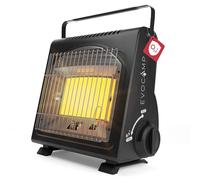EVOCAMP Portable Gas Heater, 1.7 kW Camping Heater, Multifunctional Ceramic Heater, Perfect for Indoor and Outdoor Use with ODS (Oxygen Depletion Sensor), Radiant Heater, Tent Heater