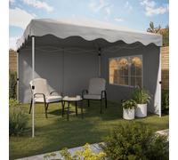 Evodia Drizzle Pop Up Square Gazebo Tent (H) 2.55M (W) 2.95M