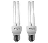 EVOGES 20W E27 ES BL368 Blacklight UV-A Lamp for Flying Insect Attraction, Electric Fly Killers, Zappers Traps, Pest Control, Inspection and Detection, Leak Detection, Horticulture, Authentication (2)