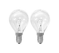EVOGES 40W Oven Bulb E14 Screw - Heat Resistant, 300°C Tolerant, Warm White, Pack of 2 - Compatible with Bosch, Neff, Siemens, Zanussi