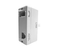 EVOGES ADSL Microfilter Splitter with RJ11 and BT Plug & Socket for Phone and Broadband Connection via RJ11 Port