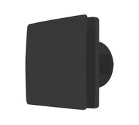 EVOGES EvoFlow 100mm/4 Inch Silent Bathroom Extractor Fan Black Timer IP45 | Ultra-quiet 30dB(A) bathroom extractor fan, IP45 Zone 1&2, 2-30 min timer, black flat fascia, Part F&L