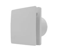 EVOGES EvoFlow 100mm/4Inch Silent Bathroom Extractor Fan White Timer IP45 | Ultra-quiet 30dB(A) bathroom extractor fan, IP45 Zone 1&2, 2-30 min timer, white flat fascia, Part F&L