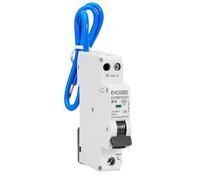 Evoges Guardian 16A B16 Type A RCBO - 1P+N Switched Neutral Bi-Directional Mini Circuit Breaker | 6kA 30mA 230V | Single Module Fuseboard Protection, IEC 61009 Compliant