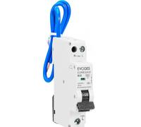 Evoges Guardian 32A B32 Type A RCBO - 1P+N Switched Neutral Bi-Directional Mini Circuit Breaker | 6kA 30mA 230V | Single Module Fuseboard Protection, IEC 61009 Compliant