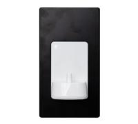 Evoges In-Wall Electric Toothbrush Charger, Compatible with Oral-B & Braun, supplied with additional M3.5 75mm Length Flat Head Screws, by Proofvision (Black, Single)