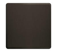 Evoges Terra 1-Gang Screwless Blanking Plate, Slate Bronze Metal Flat Plate, Single Gang Wall Socket Hole Cover, Premium Decorative Design
