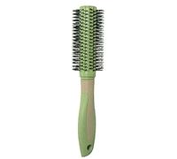 EVOHOME Round Plastic hair brush Detangler Hair Brush Golden With Oval Cushion Detangling Brush With Soft Bristles, Perfect Hair Brush For Men, Women And Kids, Detangler For All Hair Types