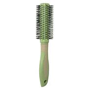 EVOHOME® Round Plastic hair-brush Detangler Hair Brush Golden With Oval Cushion Detangling Brush With Soft Bristles, Perfect Hair Brush For Men, Women And Kids, Detangler For All Hair Types