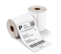 EVOKK 4"x6" Self-Adhesive Thermal Shipping Labels, Premium Coated 1000 Labels, Shipping Label Printer Bluetooth, Thermal Label Printer, Wide Compatibility, Amazon, Royal Mail & FedEx (2Roll)