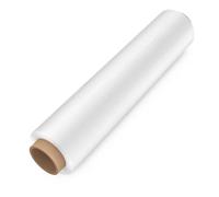 EVOKK Pallet Wrap Cling Film - 23 Microns, 400MM x 250M, Heavy Duty Stretch Film Roll, Moisture & Water Proof, Ideal for Packing, Moving, Wrapping Furniture & Heavy Items (White, Pack of 1)