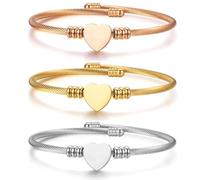 evoklo Gold Bangle Bracelets for Women, Adjustable Multi-Layered Cuff Bracelet, Vintage Design, 18K Gold-Plated Jewelry, Trendy Jewelry Gift for Her, normal, Brass, no gemstone