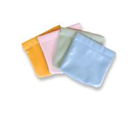 evoklo Small Makeup Bag for Purse, 4PCS Squeeze Pouch for Inside Purse, Leather Pocket Cosmetic Bag, Mini Self-Closing Lipstick Pouch, A, Small Makeup Bag for Purse