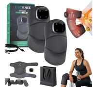 Evoknee Massager, 2025 New Advanced Evoknee Triple Method Massager - Effective Pain Relief, Electric Heated Knee Brace Whit 3 Vibration Modes, 5 Heating Levels, Relax After a Tiring Day (2Pcs)
