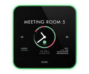 Evoko Liso The next generation high-resolution bright screen and a very intuitive graphic interface room manager