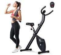 EVOLAND Folding Exercise Bike, Indoor Cycling Stationary Bike