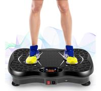 EVOLAND Vibration Plates, Vibration Fitness Exercise Machine for Home Use, with Bluetooth Speaker, 5 Program Modes, 2 Resistance Bands, Vibration