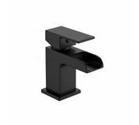 Evole Swift Black Basin Monobloc Mixer Tap With Click Clack Waste