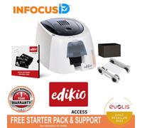 Evolis Edikio Access Price Tag/Ticket Printer With Starter Pack, Support & VAT