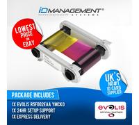 Evolis Zenius R5F002EAA YMCKO Colour Ribbon 200 Prints