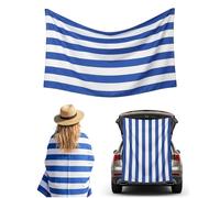 Evolpor Magnetic Beach Towel Extra Large 200 × 90 cm, Wearable Microfibre Towel for Adults with Hidden Magnets, Quick Dry Sand Free Changing Towel for Sun Lounger, Swim & Travel
