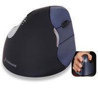 Evoluent VM4RW VerticalMouse 4 Right Hand Ergonomic Mouse with Wireless USB Receiver (Regular Size.) The Original VerticalMouse Brand Since 2002