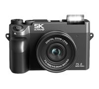 Evoluir Digital Camera - Suitable for family photography, content creation, and travel photography. (Black 5K+32G card)