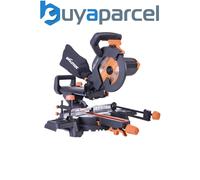 Evolution 048-0002A R210SMS+ Pro Multi-Material Sliding Mitre Saw 210mm 1500W 11