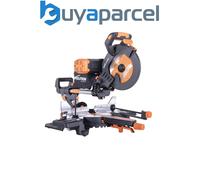 Evolution 053-0001C R255SMS-DB+ Multi-Material Sliding Mitre Saw 255mm 2000W 240