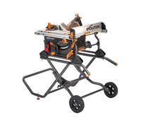 Evolution Power Tools R255TBLX Table Saw With Stand (Next Gen Rage 5-S) Multi-Material Cutting Blade Included Cuts Wood Metal Plastic, 45˚ Bevel, +/- 60˚ Mitre Angle, 85mm Cut Depth, 1650w Motor, 240v