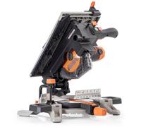Evolution Power Tools R210MTS-G2 Convertible Mitre/Table Saw, Compact Multi-Function & Multi-Material Cutting, -47˚ Bevel & +/- 45˚ Mitre Angle, TCT Blade Included Cuts Wood, Plastic, Metal, 210mm