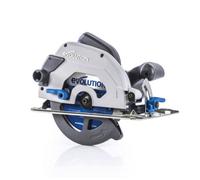 Evolution Power Tools Industrial Steel Circular Saw S185CCSL 1600W 185 mm 230V Corded Blue