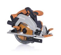 Evolution Power Tools R165CCS-Li Cordless Circular Saw with Multi-Material Cutting - Includes 165MM TCT Blade, 3 Year Warranty, Black/Orange, (066-0001)