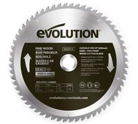 Evolution 255mm Fine Wood Cutting 60T TCT Blade