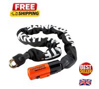 Evolution 3 Feet Manganese Steel Chain Lock - Sold Secure Gold for Bikes & More