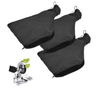 Evolution 3-Pack Dust Bags for Mitre Saw Accessories, Easy Carry & Store, Suitable for 255 Model (Black)
